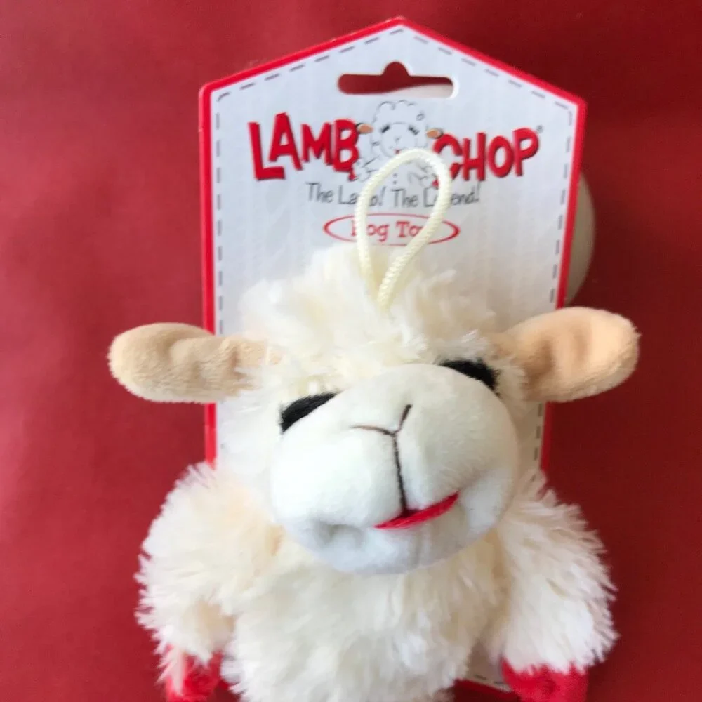 Multipet Plush Dog Toy, Small 6in Lambchop